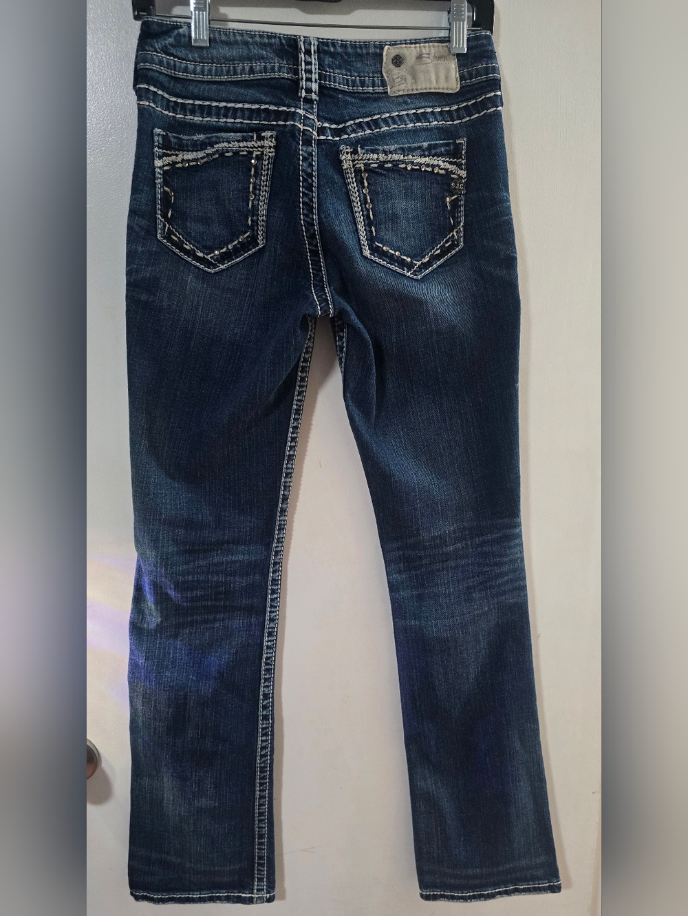 Silver Jeans Women's Boot Cut in Dark Blue - Picture 2 of 5